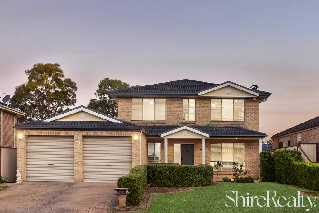 40 James Mileham Drive, Kellyville Sold by Shire Realty